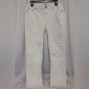 J Crew white jeans